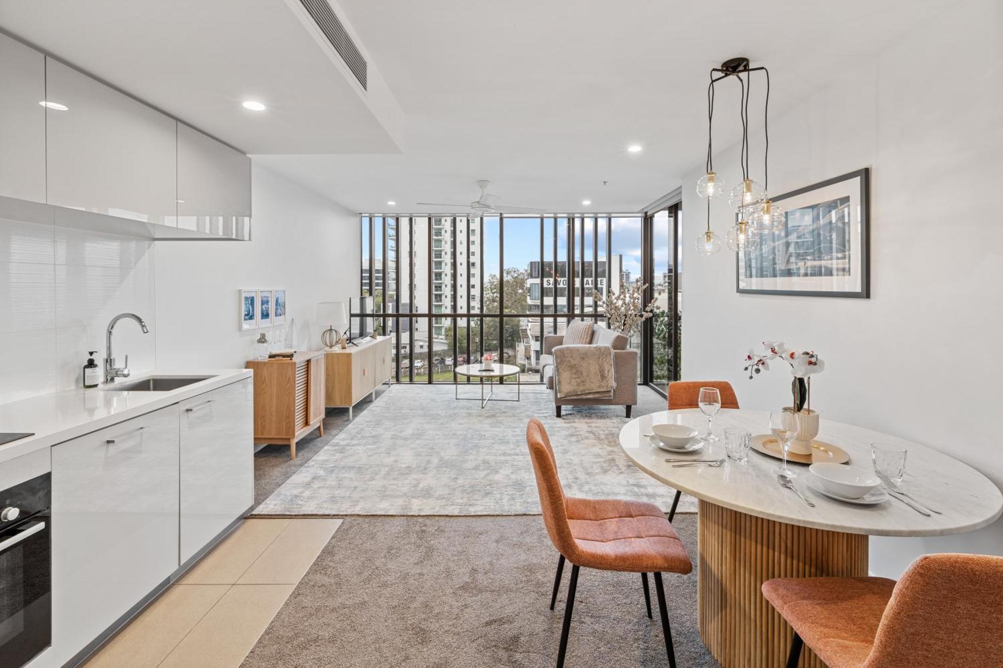 Hearty Milton Apartments Brisbane Bagian luar foto